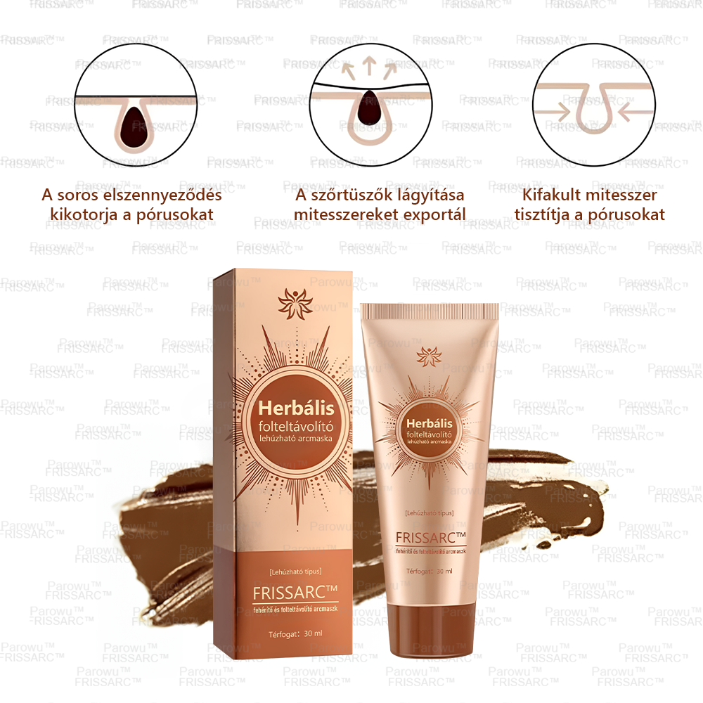 𝐅𝐑𝐈𝐒𝐒𝐀𝐑𝐂™ Fehérítő És Folteltávolító Arcmaszk | Természetes összetevők tartósan eltüntetik a foltokat, szeplőket és napfoltokat