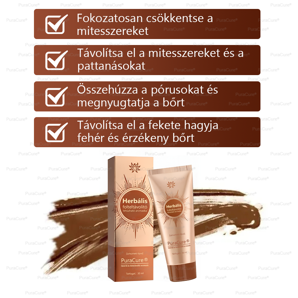 💟𝗣𝘂𝗿𝗮𝗖𝘂𝗿𝗲®Fehérítő És Folteltávolító Arcmaszk | Természetes összetevők tartósan eltüntetik a foltokat, szeplőket és napfoltokat✨
