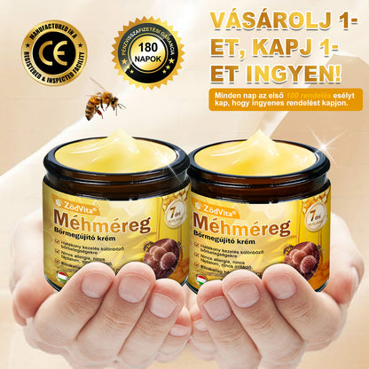 💟Bőrgyógyász ajánlása 🐝 ZödVita® Méhmérges Bőrmegújító Krém Ráncok,Természetes összetevők, amelyek tartósan eltávolítják a plamokat, szeplőket és napfoltokat, valamint harcolnak a ráncok és megereszkedett bőr ellen — 50 ml✨✨✨