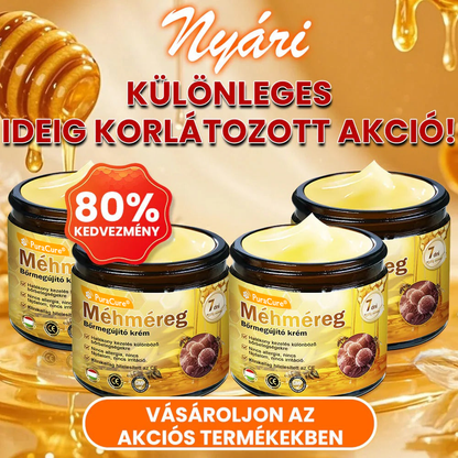 (👨‍⚕‍Bőrgyógyász ajánlása) ✨𝐏𝐮𝐫𝐚𝐂𝐮𝐫𝐞® Méhmérges Bőrmegújító Krém Ráncok,Természetes összetevők, amelyek tartósan eltávolítják a plamokat, szeplőket és napfoltokat, valamint harcolnak a ráncok és megereszkedett bőr ellen — 50 ml👍