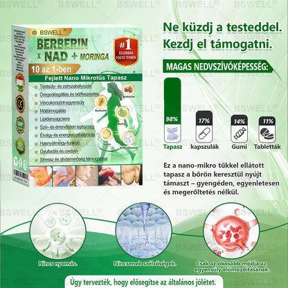 🍃BSWELL® Nano mikrotűs karcsúsító tapasz (Naponta egyszer már 28 napon belül látható változások láthatók) Alkalmas: elhízás kezelésére, szív- és érrendszeri egészségre, cukorbetegség kezelésére, alvási apnoéra és bélrendszeri problémákr🍃🍃