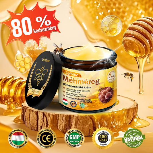 Bőrgyógyász ajánlása ✨ ZödVita® Méhméreg Bőr Helyreállító Krém 🔥 Magyar fejlesztés, magyarországi gyártás és szállítás..