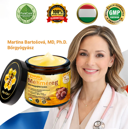 (👨‍⚕‍Bőrgyógyász ajánlása) ✨𝐏𝐮𝐫𝐚𝐂𝐮𝐫𝐞® Méhmérges Bőrmegújító Krém Ráncok,Természetes összetevők, amelyek tartósan eltávolítják a plamokat, szeplőket és napfoltokat, valamint harcolnak a ráncok és megereszkedett bőr ellen — 50 ml👍